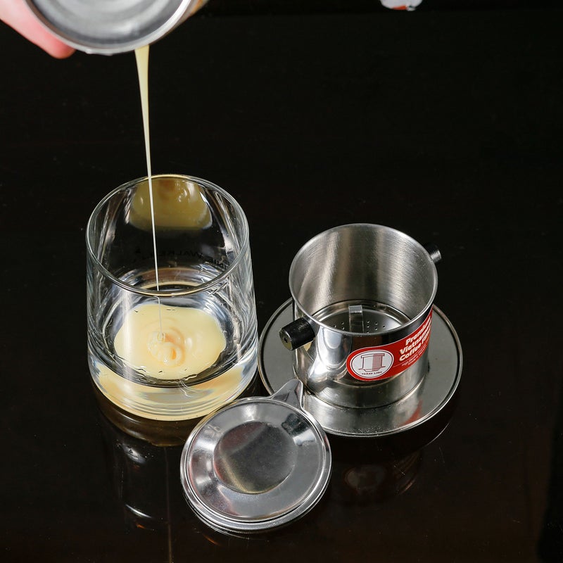 Thang Long 2 Pack Vietnamese Coffee Filter Brewer. Great for travel and camping, 11oz large, Gravity Insert - Image 5